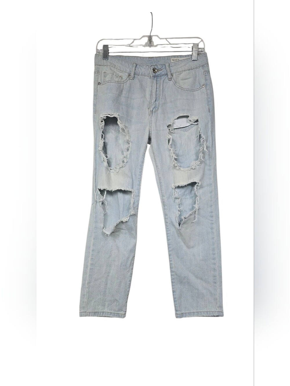 Special A Jeans Distressed Light Blue Denim Jeans S